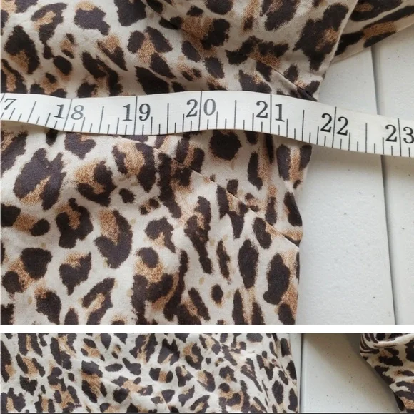 J. Crew “The Perfect Shirt” 100% Cotton Leopard Print Button Up Size XL - Picture 5 of 6
